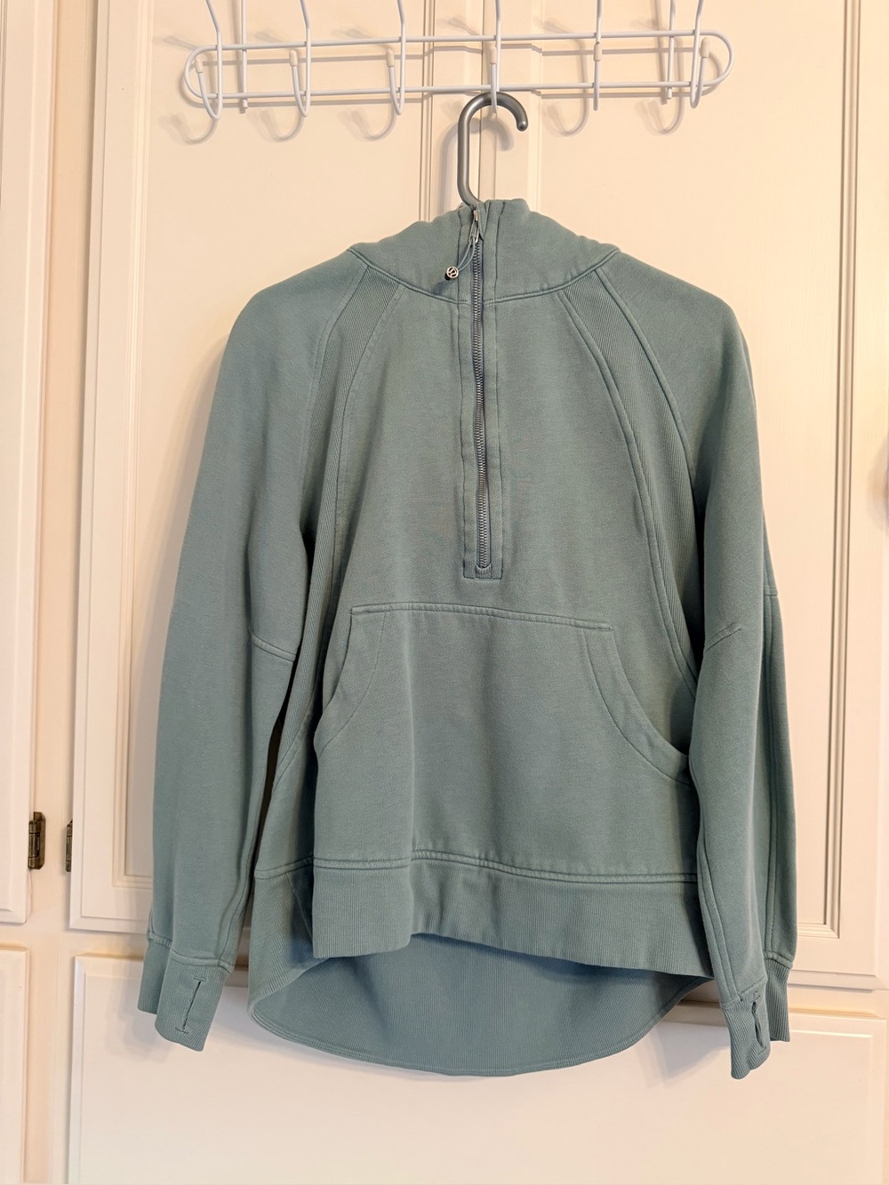 Powder Blue M/L lululemon scuba hoodie